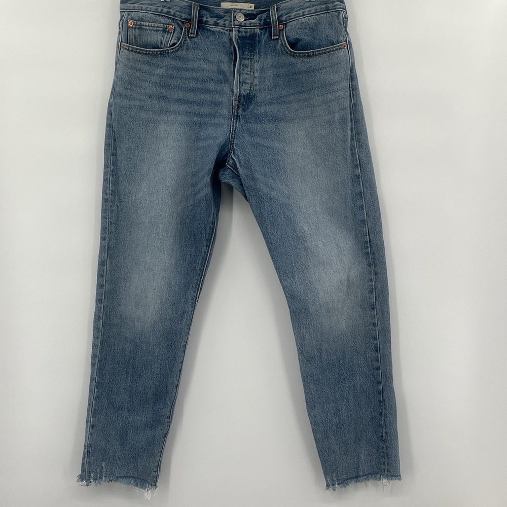 Levi's Wedgie Straight Jeans Women's 31x27 Button Fly Premium‎ Stretch